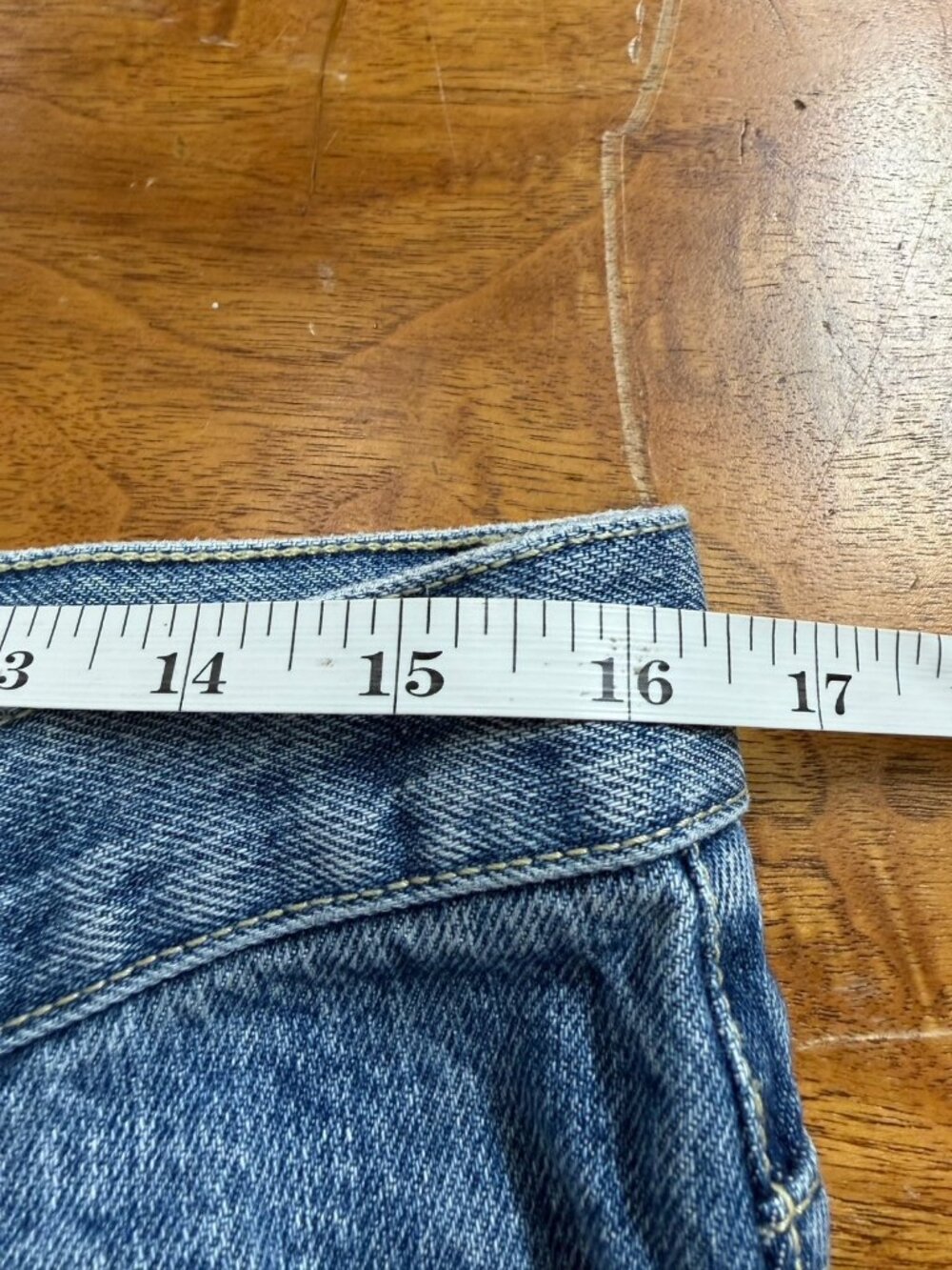 Vtg 90s Timberland Jeans Men’s 32x31 (tag 34) Straight Blue Denim Loose Baggy - Picture 5 of 10